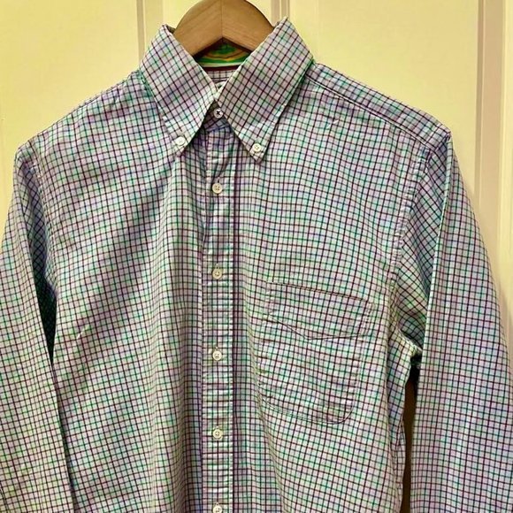 Other - J. McLaughlin Button-down Long Sleeve Shirt Blue Red Yellow Green. M. $160